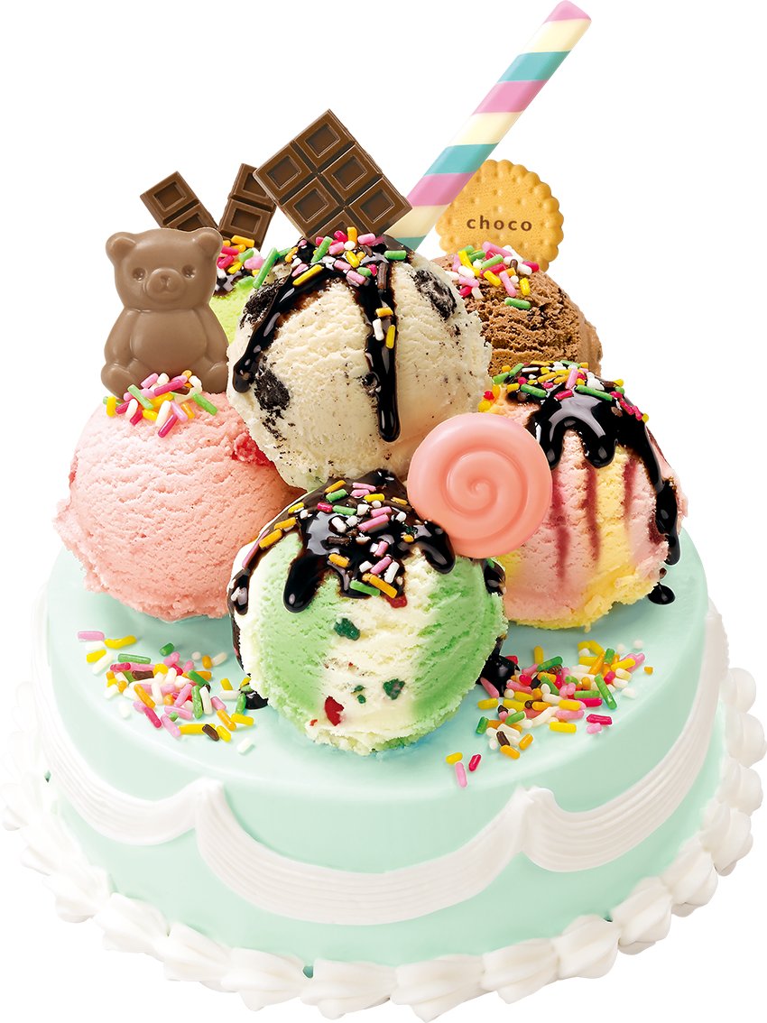 31デコケーキ ホワイトスイーツ＆ベアの画像