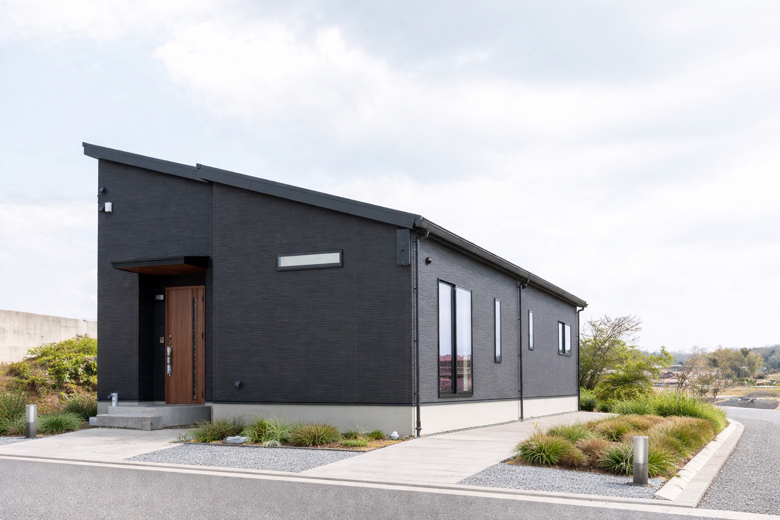 陽のあたる丘にあるお家