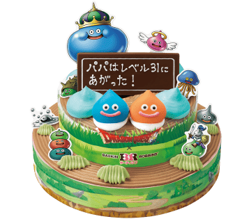 ドラゴンクエスト スライムたちがあらわれた！ アイスクリームケーキの画像